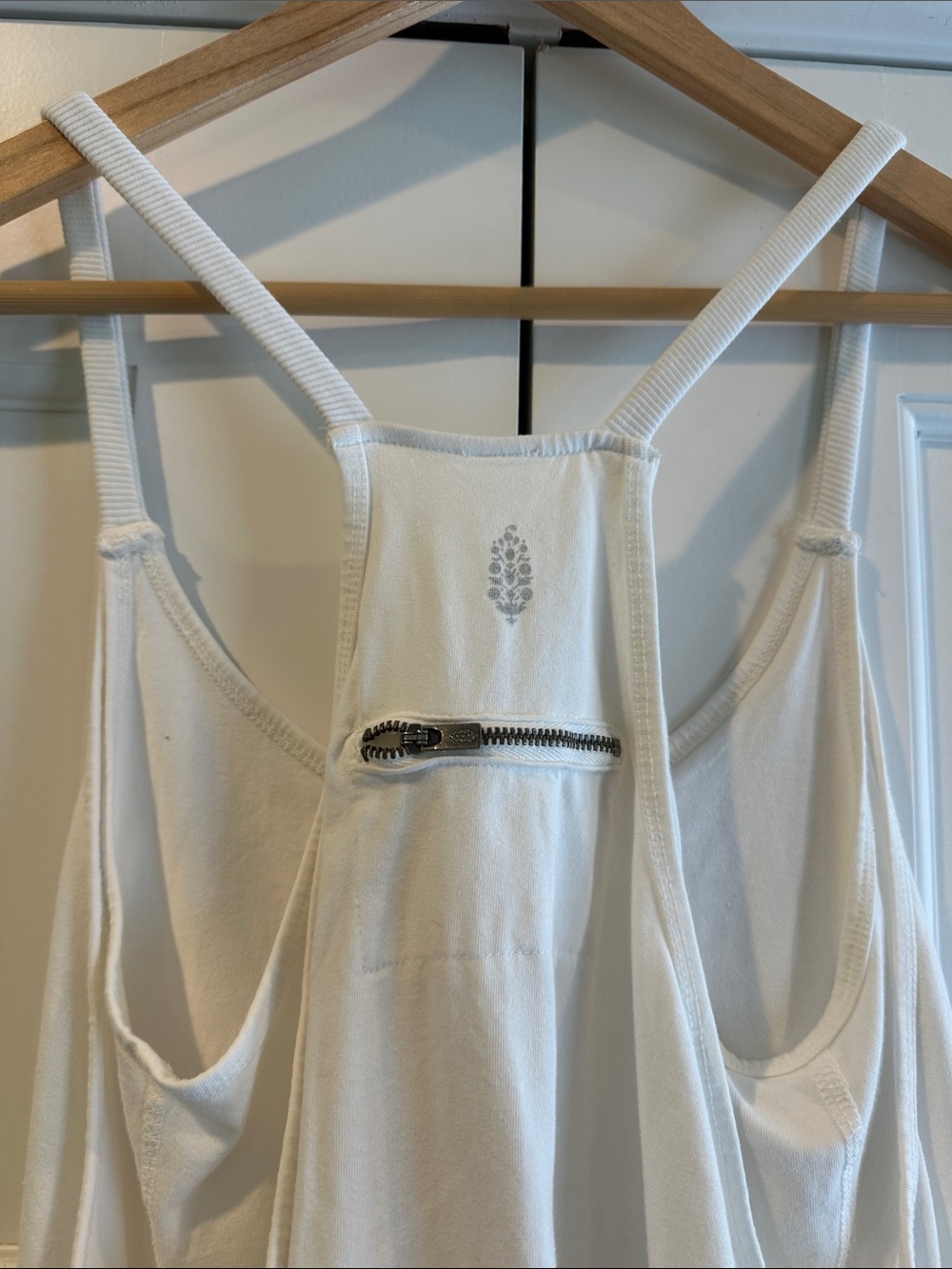 Free People movement White Racerback Tank Dress with Pockets - Picture 6 of 8